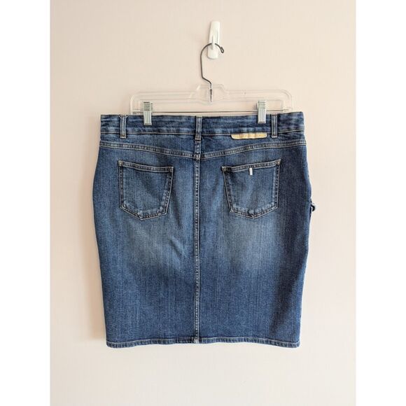 Stella McCartney Denim Cargo Skirt size US 12-14, IT size 48 - Picture 4 of 7